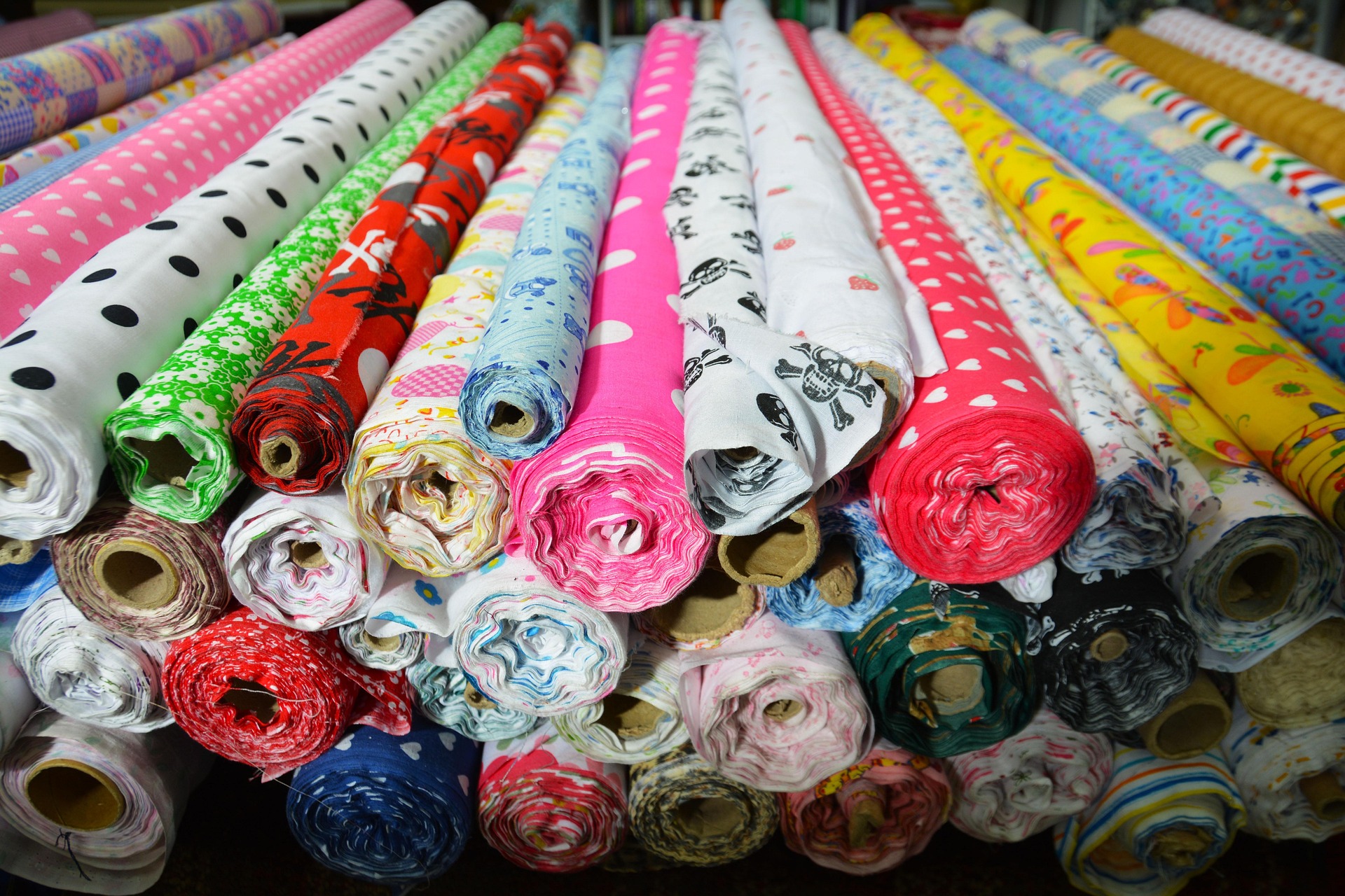 Close-up of woven fabric texture